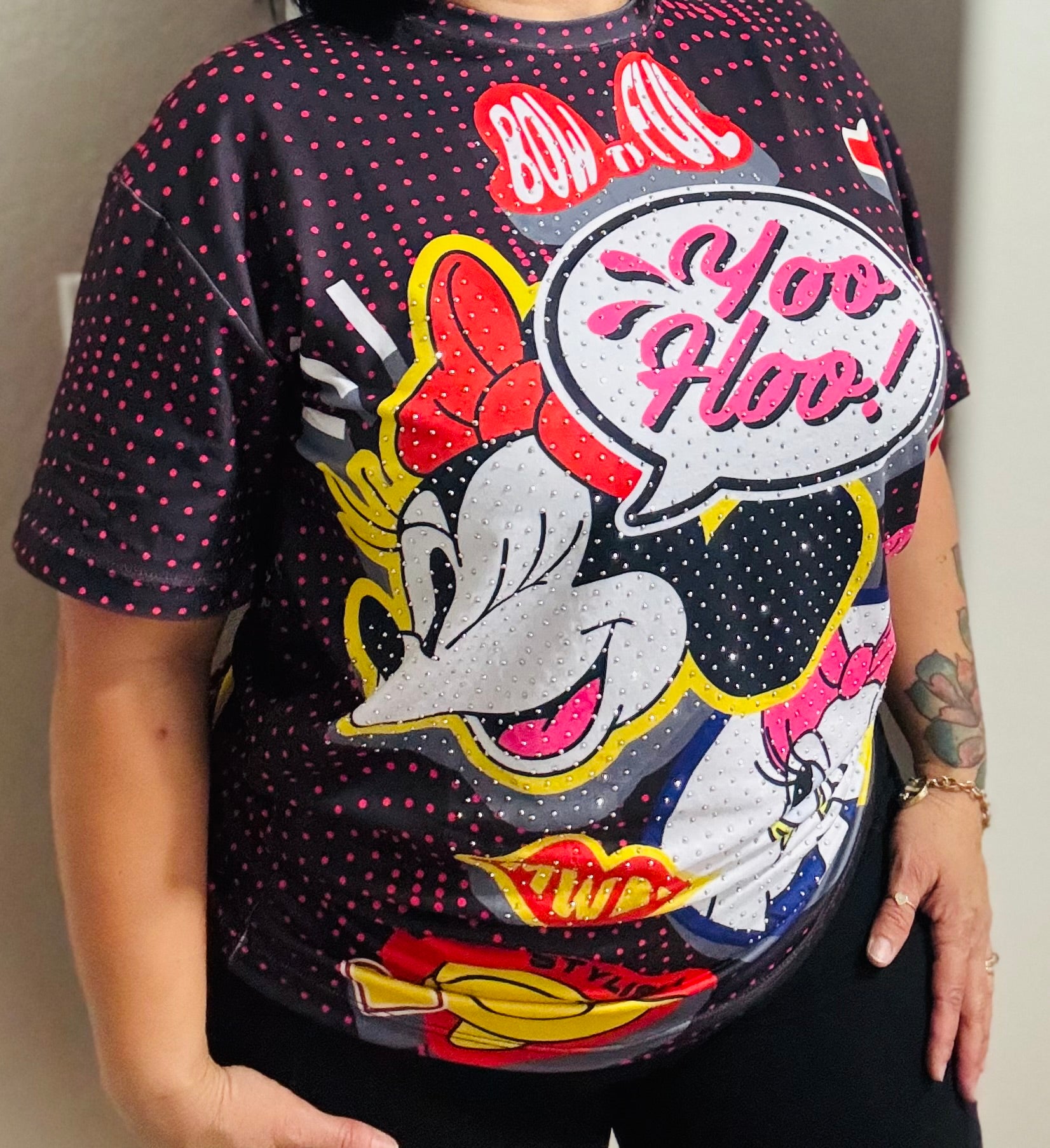 Pulover con piedreria